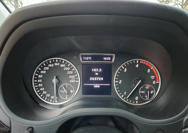 Mercedes-Benz Klasa B cena 43296 przebieg: 264000, rok produkcji 2012 z Lubin małe 407